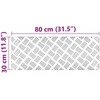 Laiptų danga Stačiakampio 2 pcs Sidabro 80 x 30 cm Aliuminis