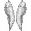 Sparnų skulptūra 2 pcs Sidabro 31 x 5 x 91 cm Aliuminis