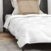 Vasaros antklodė su pagalve 2 vnt. Balta Mikropluoštas