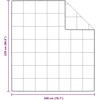 Antklodė Balta 200 x 220 cm Plunksna