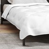 2-in-1 Antklodė Balta 220 x 155 x 10 cm Poliesteris