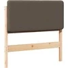 Apmušta lovos galvūgalis su galvūgalio Ruda ir Taupe 75 cm