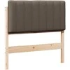 Apmušta lovos galvūgalis su galvūgalio Ruda ir Taupe 90 cm