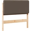 Apmušta lovos galvūgalis su galvūgalio Ruda ir Taupe 80 cm