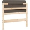 Apmušta lovos galvūgalis su galvūgalio Ruda ir Taupe 80 cm