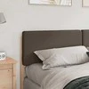 Apmušta lovos galvūgalis su galvūgalio Ruda ir Taupe 200 cm