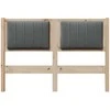 Apmušta lovos galvūgalis Ruda 120 cm Kietos pušies mediena