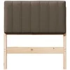 Apmušta lovos galvūgalis su galvūgalio Ruda ir Taupe 80 cm