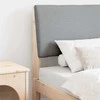 Apmušta lovos galvūgalis Šviesiai pilka 80 cm