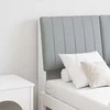 Apmušta lovos galvūgalis Šviesiai pilka 120 cm
