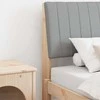 Apmušta lovos galvūgalis Šviesiai pilka 90 cm