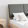 Apmušta lovos galvūgalis Tamsiai pilka 120 cm