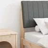 Apmušta lovos galvūgalis Tamsiai pilka 90 cm