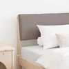 Apmušta lovos galvūgalis Taupe 100 cm Kietos pušies mediena