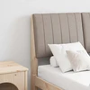 Apmušta lovos galvūgalis Taupe 120 cm Kietos pušies mediena