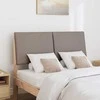 Apmušta lovos galvūgalis Taupe 120 cm Kietos pušies mediena