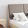 Apmušta lovos galvūgalis Taupe 135 cm Kietos pušies mediena