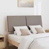 Apmušta lovos galvūgalis Taupe 135 cm Kietos pušies mediena