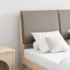 Apmušta lovos galvūgalis Taupe 135 cm Kietos pušies mediena