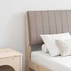 Apmušta lovos galvūgalis Taupe 140 cm Kietos pušies mediena