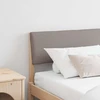 Apmušta lovos galvūgalis Taupe 180 cm Kietos pušies mediena