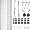 Tvorelės stulpas 13 pcs Sidabro Plienas