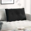Apsaugos Pagalvė Juoda 80 x 50 cm Kordūrinis audinys
