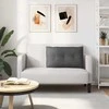 Apsaugos Pagalvė Tamsiai pilka 80 x 50 cm Kordūrinis audinys