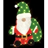 Apšviestas Kalėdų Senelis 60 LED Šilta balta 70 x 62 cm