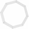 Aptvaras gyvūnams, 8 segmentai, 54x80cm, galvanizuota geležis