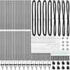 Tvorelės stulpas 52 pcs Pilka 3,2 x 3,2 x 125 cm