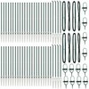 Tvorelės stulpas 52 pcs Pilka 3,2 x 3,2 x 185 cm