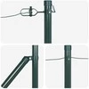 Tvorelės stulpas 13 pcs Žalia Plienas