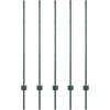 Įmontuotas tvoros stulpas 5 vnt. Žalia 160 cm