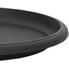 Apvalus gėlių padėklas 6 pcs Juoda Ø 14 x 2 cm Plastmasė