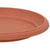 Apvalus gėlių padėklas 6 vnt. Raudona plyta Ø 14 x 2 cm