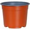 Apvalus gėlių vazonas 100 vnt. Terakotos Ø 10 x 8 cm Plastmasė