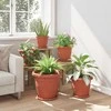 Apvalus gėlių vazonas 6 pcs Raudona plyta Ø 39 x 32 cm