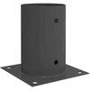Apvalus žemės inkaras 12 pcs Antracito 15 x 15 x 15 cm Metalas