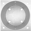 Apvalus žemės inkaras 12 pcs Sidabrinė 15 x 15 x 15 cm Metalas