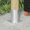 Apvalus žemės inkaras 12 pcs Sidabrinė 15 x 15 x 15 cm Metalas