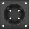 Apvalus žemės inkaras 4 pcs Antracito 15 x 15 x 15 cm Metalas