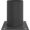 Apvalus žemės inkaras 4 pcs Antracito 15 x 15 x 15 cm Metalas