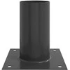 Apvalus žemės inkaras 4 pcs Antracito 15 x 15 x 15 cm Metalas