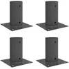 Apvalus žemės inkaras 4 pcs Antracito 15 x 15 x 15 cm Metalas