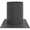 Apvalus žemės inkaras 4 pcs Antracito 18 x 18 x 15 cm Metalas