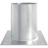 Apvalus žemės inkaras 4 pcs Sidabrinė 18 x 18 x 15 cm Metalas