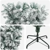 Apversta dirbtinė Kalėdų eglutė 180 cm PVC ir Plienas
