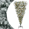 Apverstas dirbtinis Kalėdų eglutė su šakomis 150 cm 150 LED