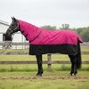 Arklių antklodė Rožinė ir Juoda 155 cm Poliesteris